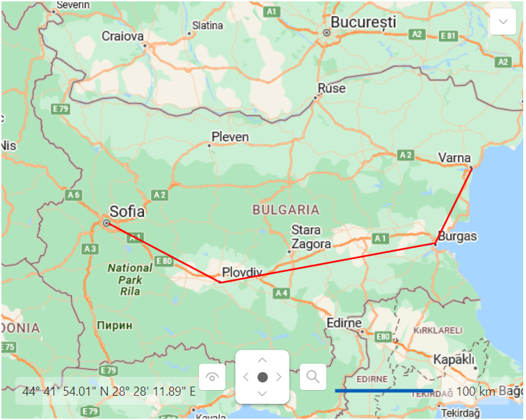 WPF RadMap InformationLayer Map Polyline