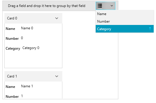 WPF RadCardView Hidden filtering control icon