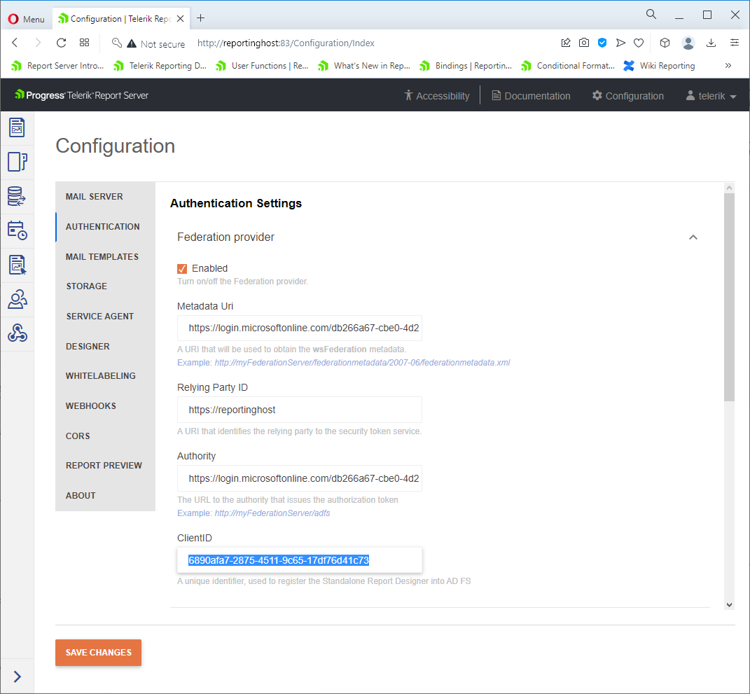AzureAD - application setup