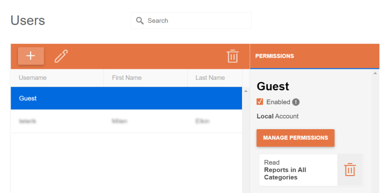 A screenshot showing how to enable the Guest user