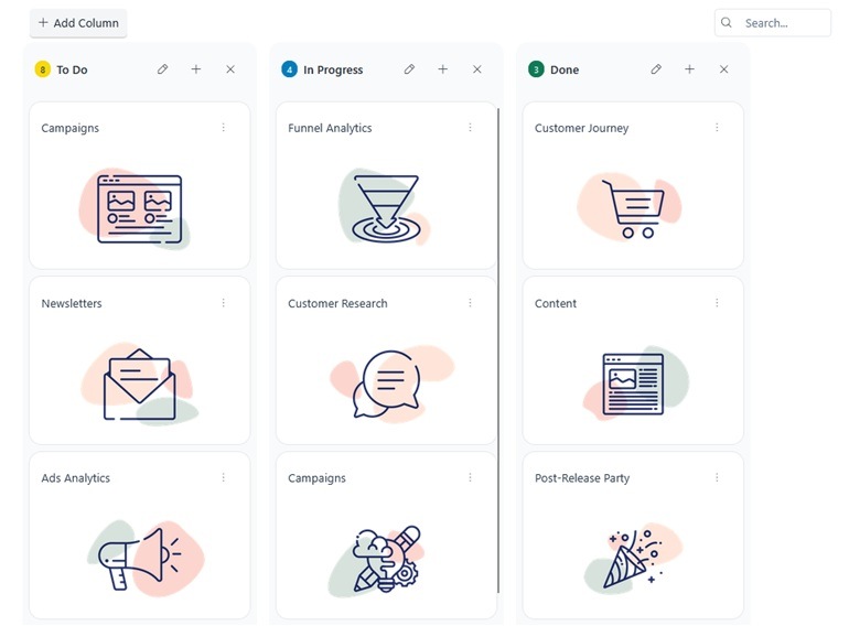 Blazor TaskBoard - Overview 770px