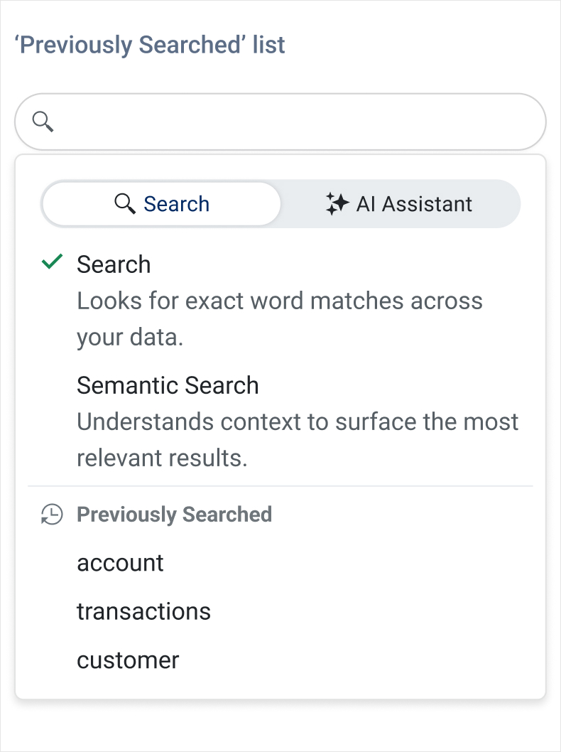 Telerik UI for Blazor Grid Semantic Search - 770px