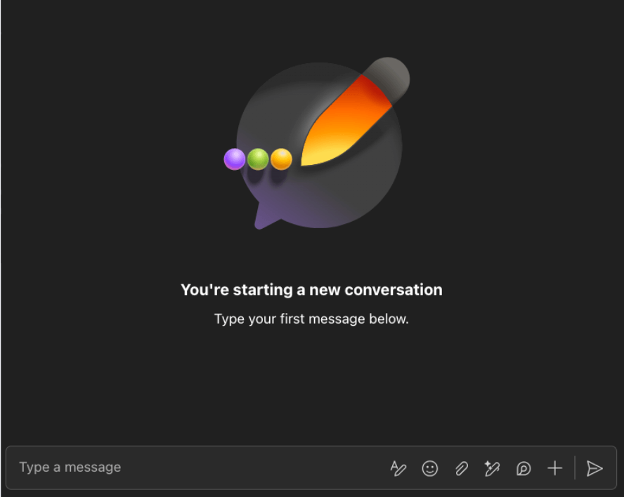 Screenshot 2026-07-23 at 10.21.05 AM Microsoft Teams Direct Message Chat UI