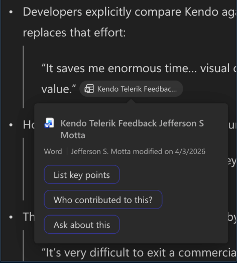 Screenshot 2026-07-23 at 10.25.33 AM Citations in Microsoft 365 Copilot AI