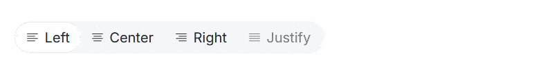 Kendo UI for Angular Segmented Control - Disabled GIF