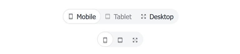 Kendo UI for Angular Segmented Control - Icons