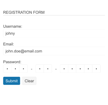 Telerik UI for ASP.NET Core OTP control-Form integration