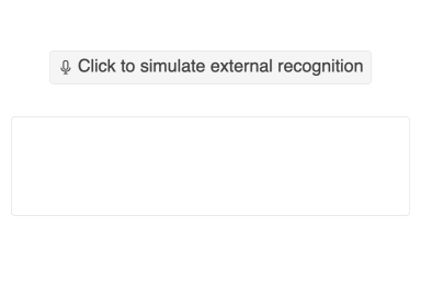 Vue Speech to text button-Integration