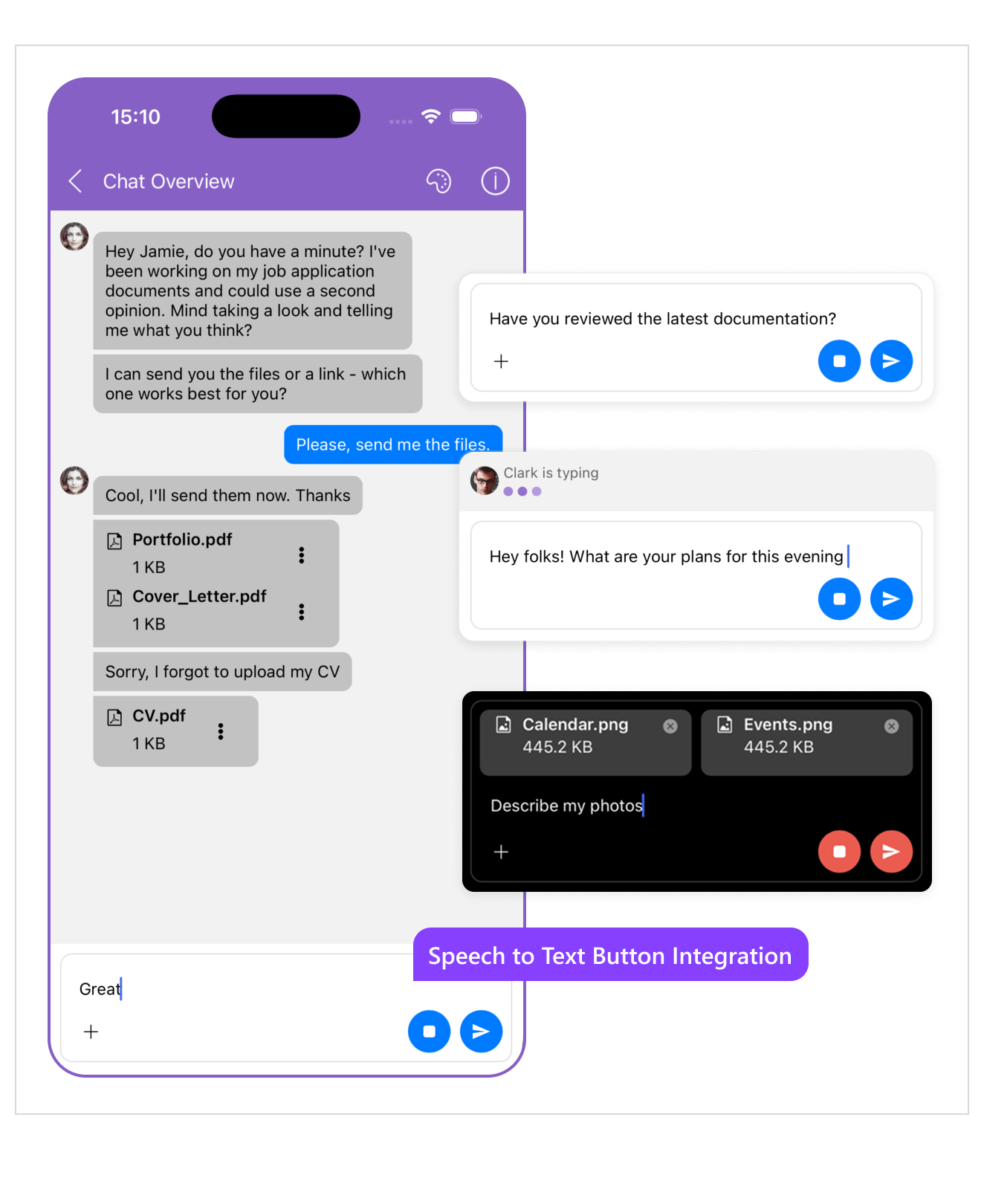 Telerik for .NET MAUI Chat Revamp Speech to Text