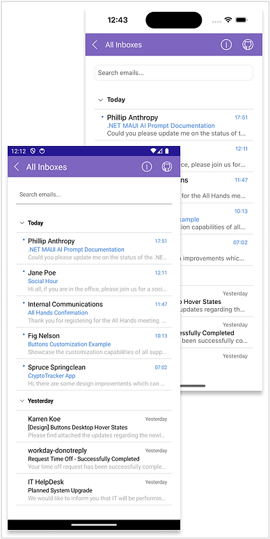 Collection View—Mobile