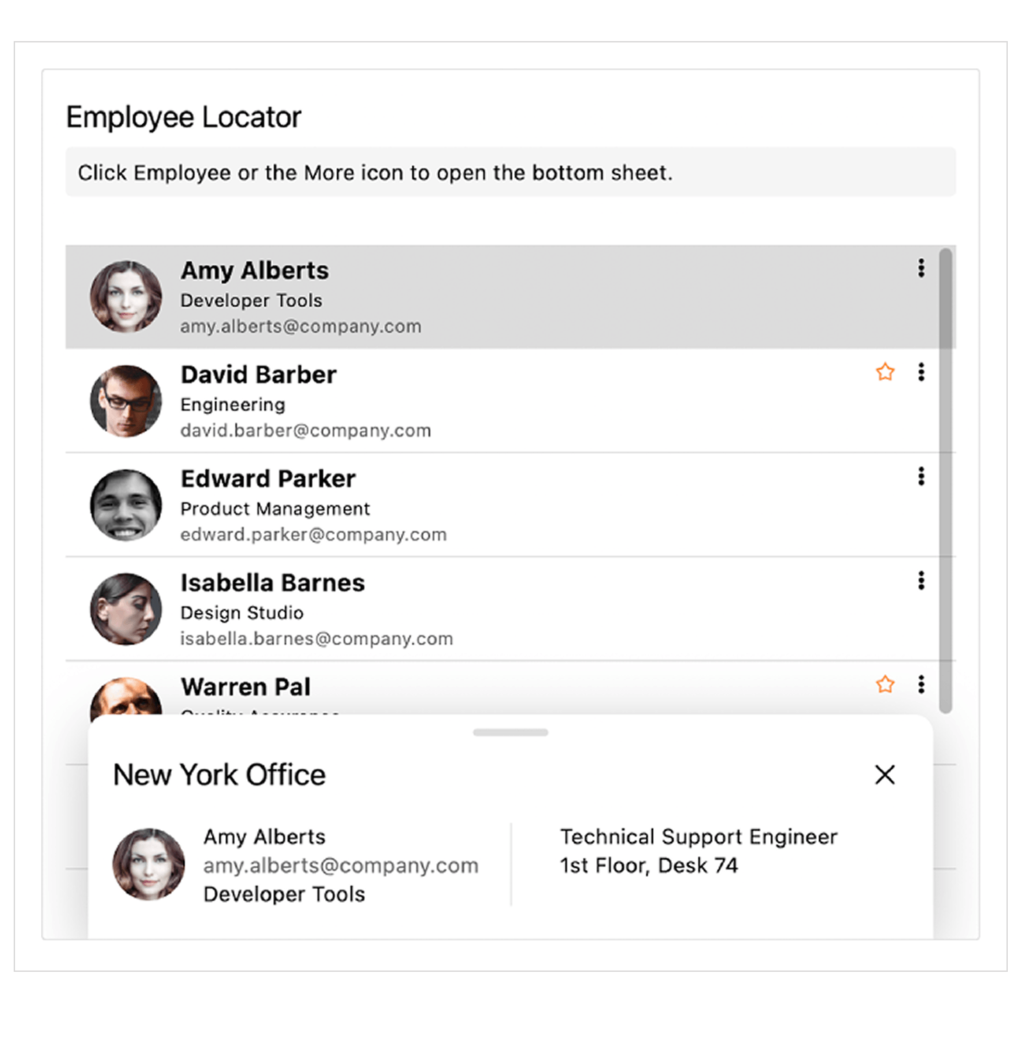 BottomSheet Content Telerik UI for .NET MAUI