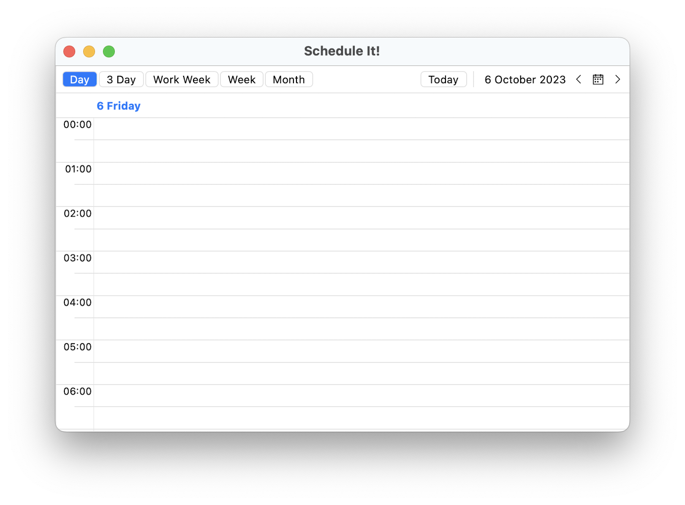 Scheduler - Empty ViewDefinitions