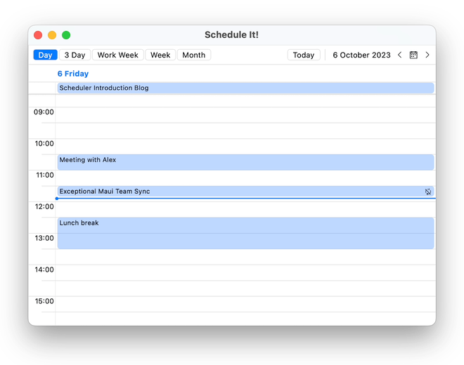 Scheduler - Recurring Appointments Exception
