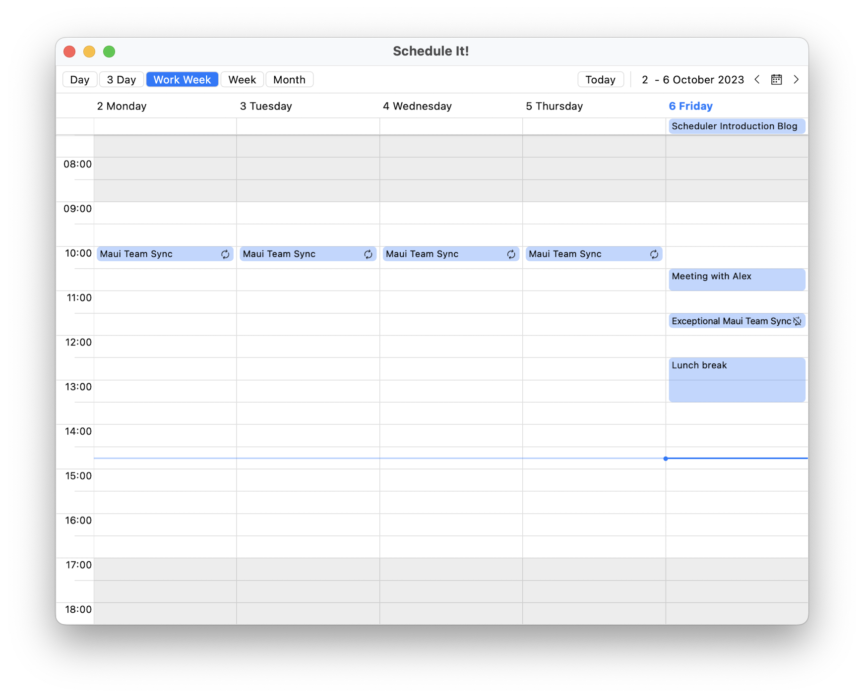 Scheduler - Special Slots
