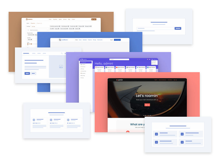 Page Templates and UI Building Blocks