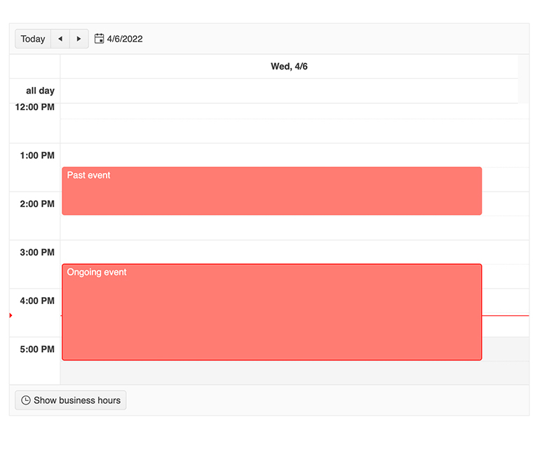 Telerik UI for ASP.NET Core Highlight Events in Scheduler
