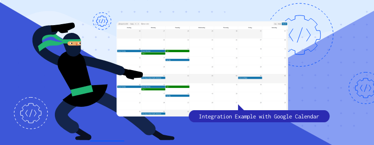 Telerik UI for ASP.NET Core Scheduler integration with Google Calendar