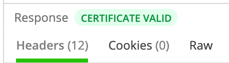 certificate details