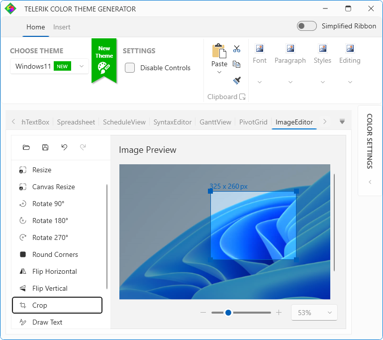 ColorThemeGenerator - Windows 11 theme
