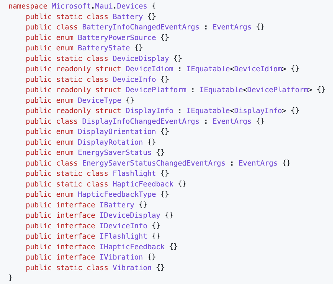 Evolution of Platform API Access With .NET MAUI