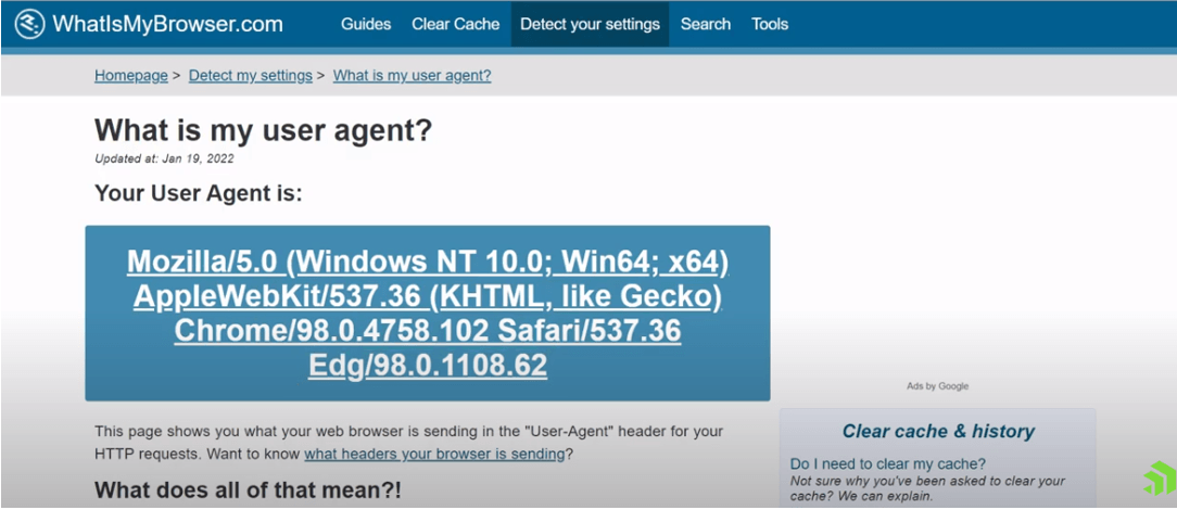 User agent