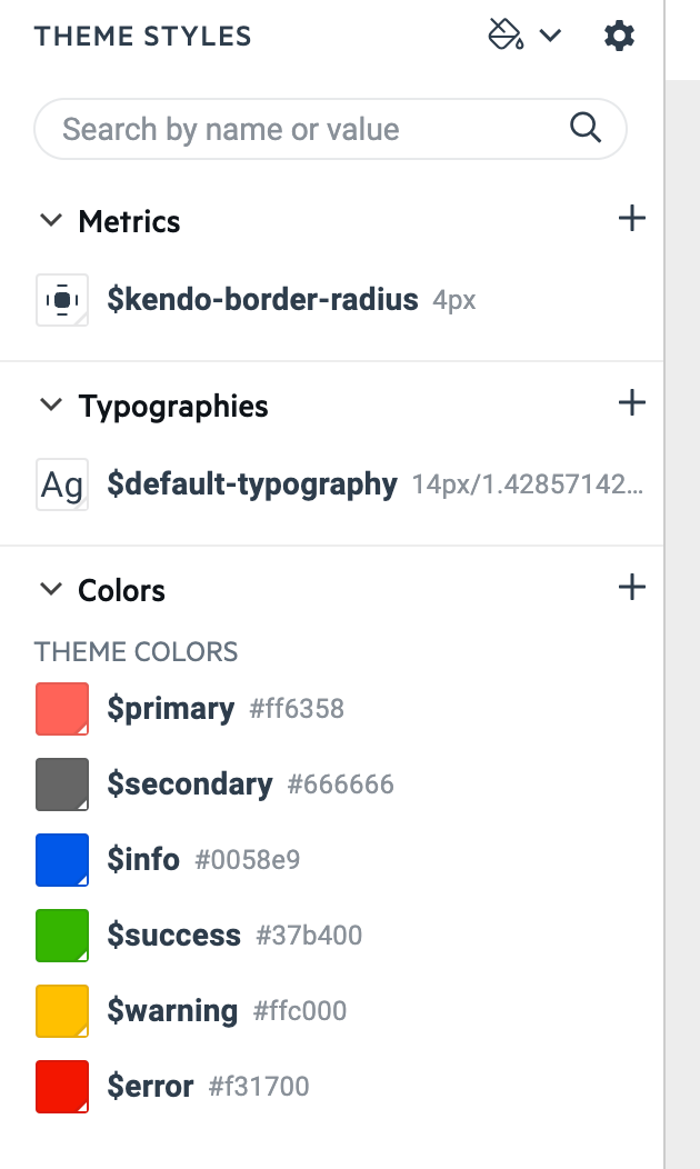 A screenshot of the ThemeBuilder