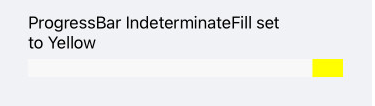 indeterminate progress indicator style