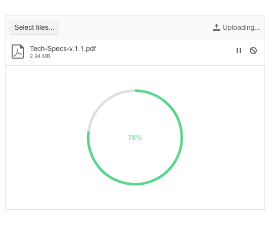 Telerik UI for ASP.NET Core Circular Progress Bar Component