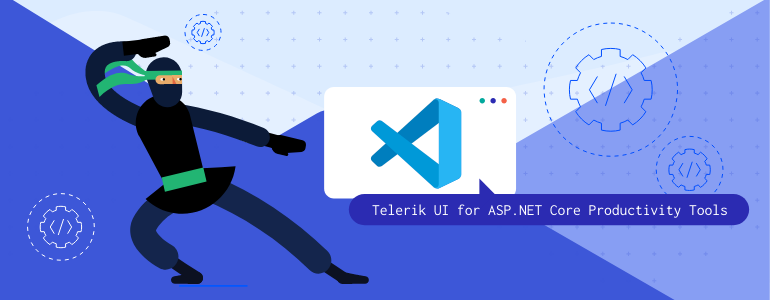 Telerik UI for ASP.NET Core Productivity Tools Visual Studio Code