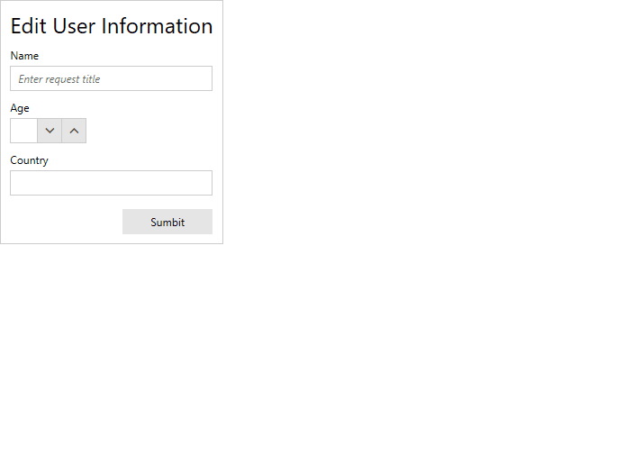 Virtual keyboard name field User enters a name with virtual keyboard