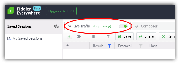 fiddler everywhere capturing toggle fiddler everywhere capturing toggle