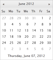 Calendar Widget