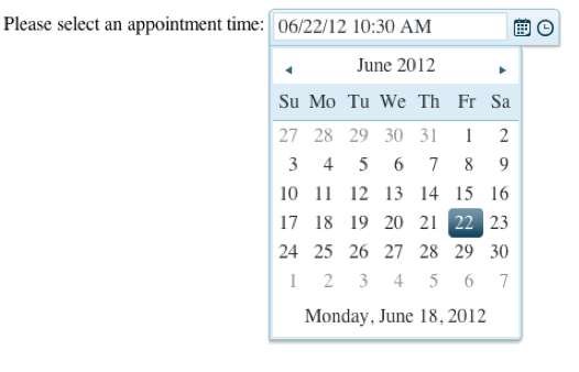 DateTimePicker