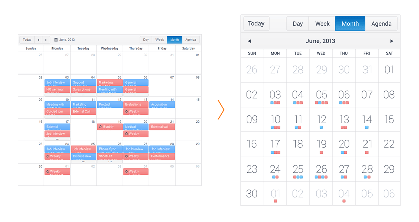 Desktop vs. Mobile Scheduler