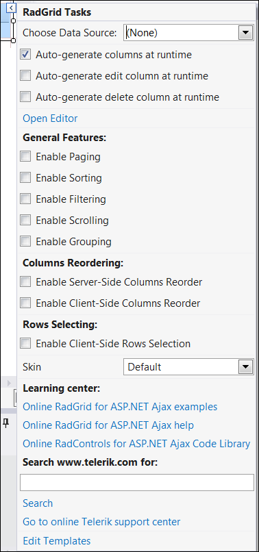 VS 2012 Grid Smart Tag