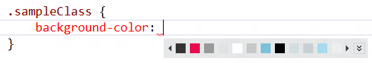 CSS Color Intellisense