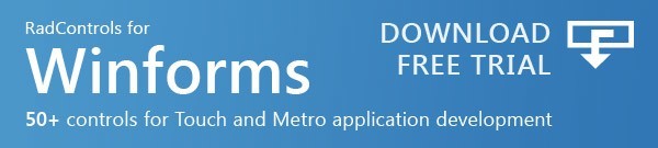 Download RadControls for WinForms by Telerik