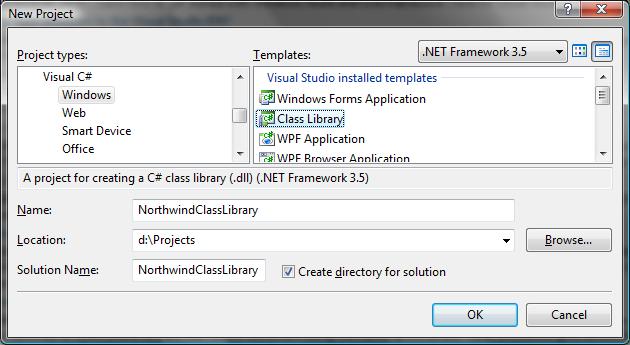 Create C# Class Library