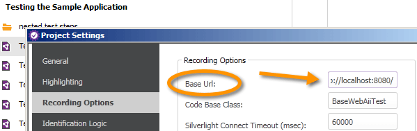 BaseURL in Project Settings