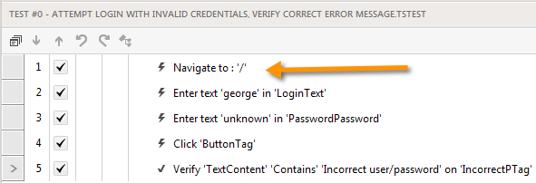 Navigate to step with Relative URL only