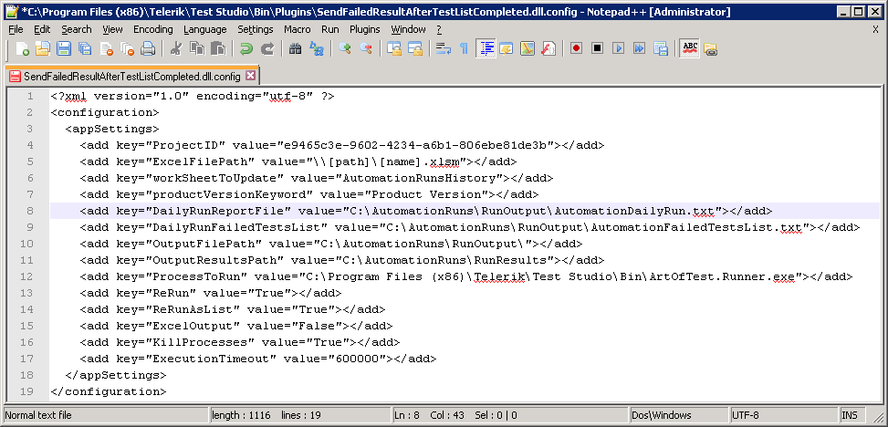 Telerik-Test-Studio-Execution-Extension
