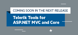 Sneak Peek Telerik ASP.NET MVC and Core Offerings in R1 2018_270x123