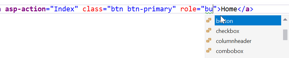 Role IntelliSense