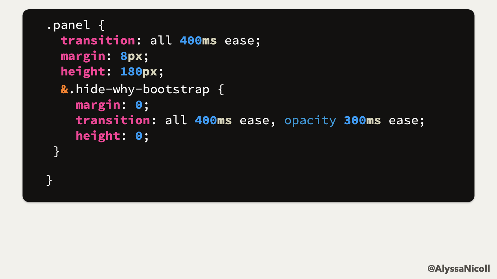 css to override bootstrap styles that are too generic
