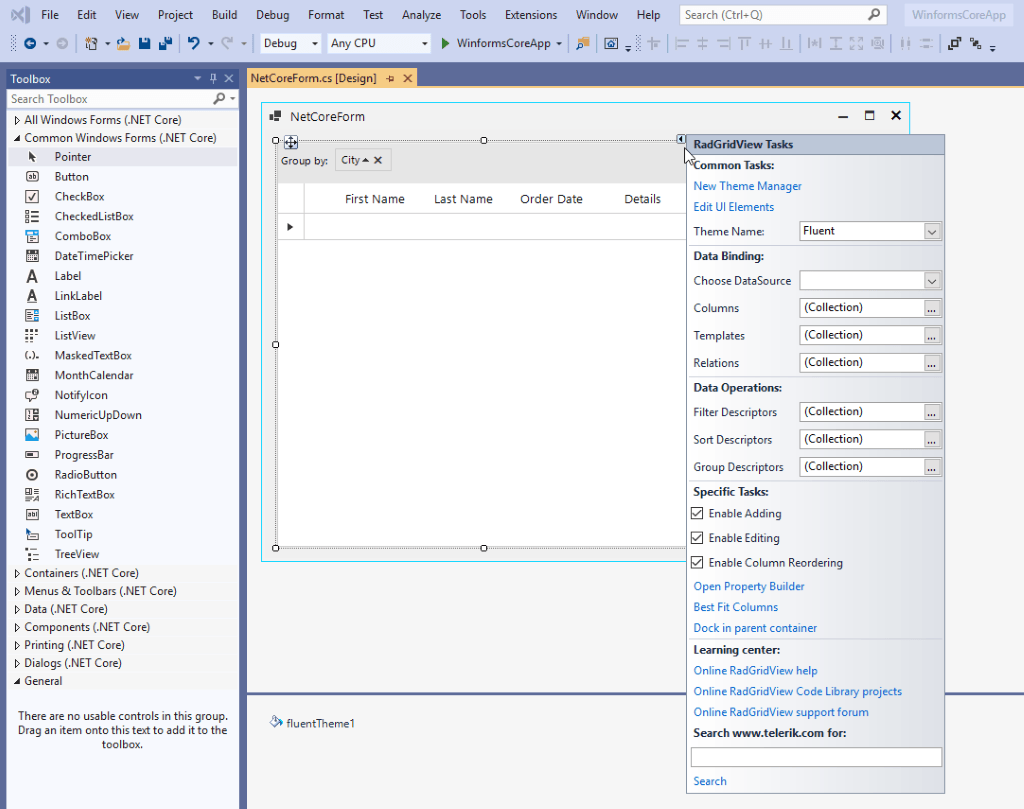 .NET Core WinForms Designer Update .NET Core WinForms Designer Update