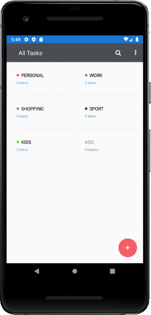 Android ListView ToDo
