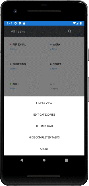 Android Menu