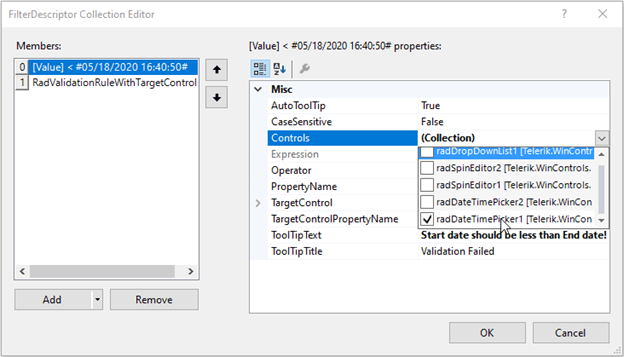 Checking radDateTimePicker1 Checking radDateTimePicker1