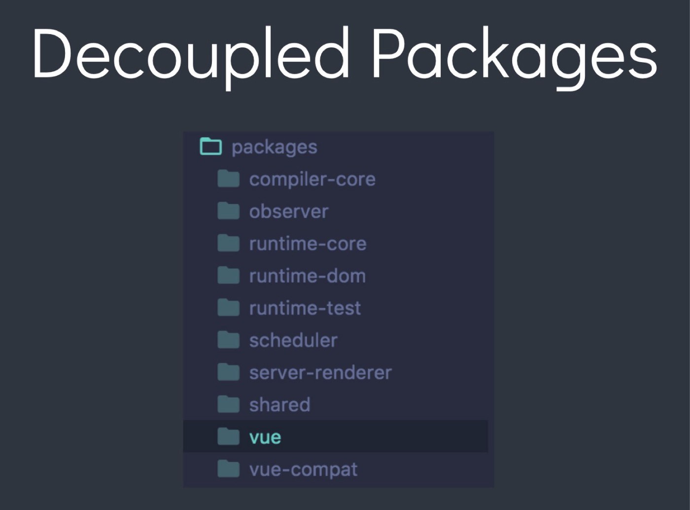 Decoupled Packages