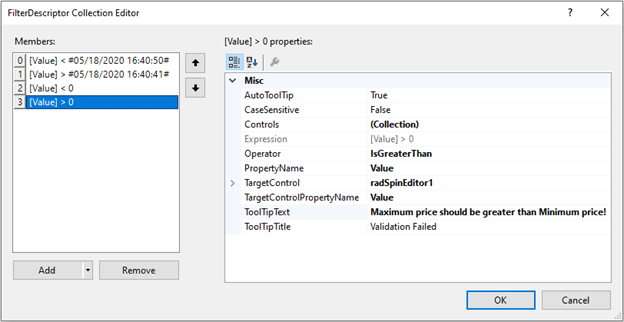 Defining Two More RadValidationRuleWithTargetControl Items 2 Defining Two More RadValidationRuleWithTargetControl Items 2